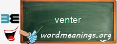 WordMeaning blackboard for venter